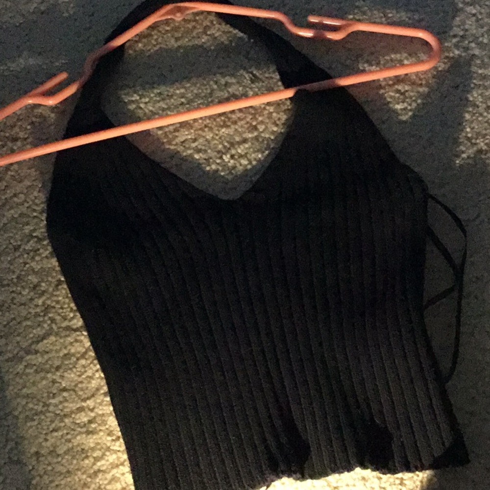 Forever 21 Black Halter Top